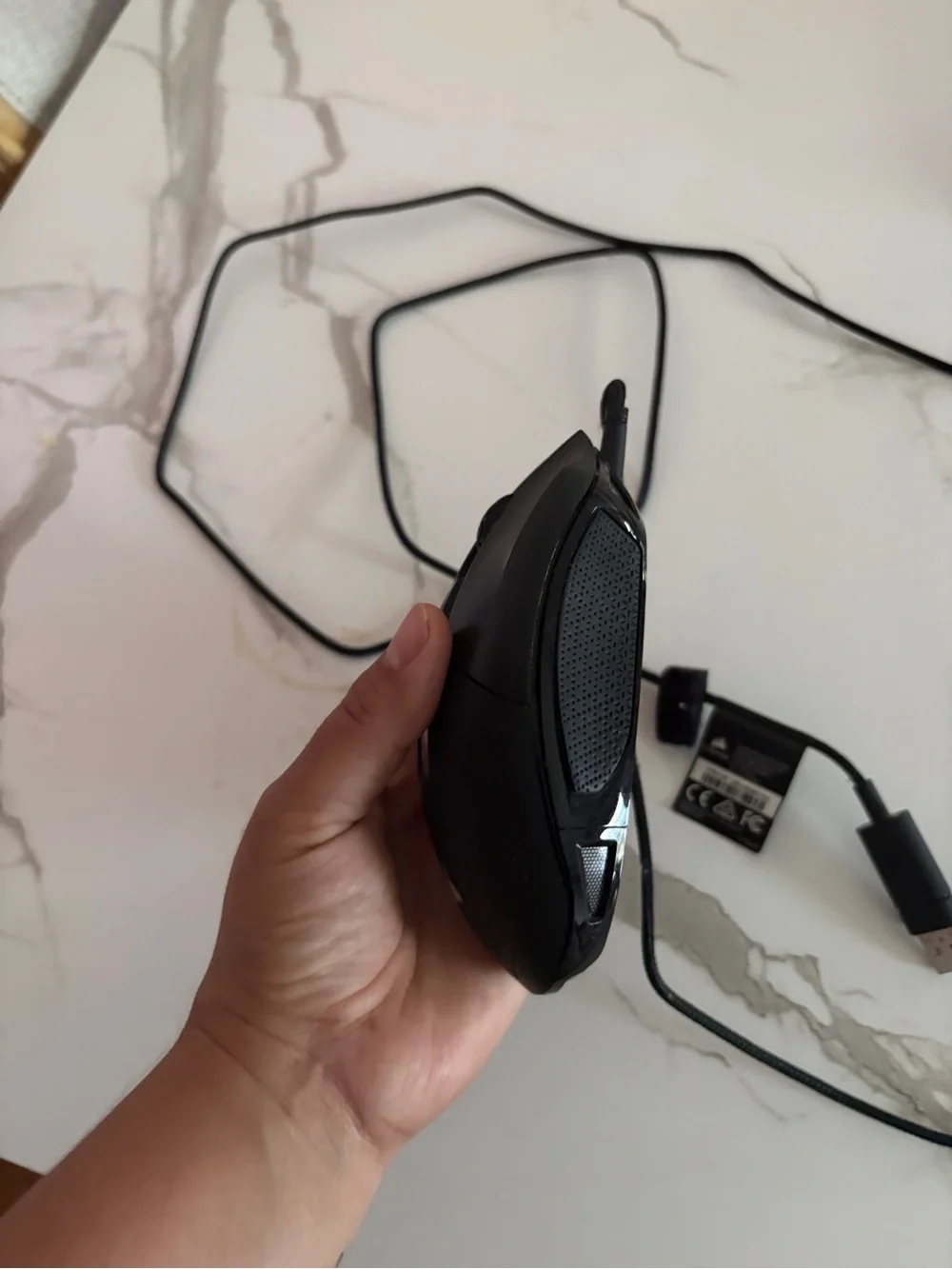 Corsair Black Wired Gaming Mouse with Braided Cable